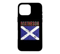 Carcasa para iPhone 16 Pro MAX Clan Matheson Tartan Scottish Family Name Scotland Pride