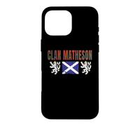 Carcasa para iPhone 16 Pro MAX Clan Matheson Tartan Scottish Family Name Scotland Pride