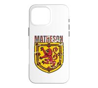 Carcasa para iPhone 16 Pro MAX Clan Matheson Tartan Scottish Family Name Scotland Pride