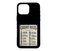 Carcasa para iPhone 16 Pro MAX Cockney Rules Londres Rhyming Slang