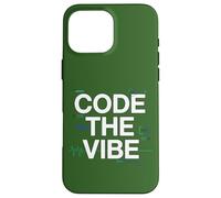Carcasa para iPhone 16 Pro MAX Code The Vibe Diseño de codificación para desarrolladores Coders