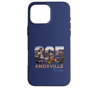 Carcasa para iPhone 16 Pro MAX Código de área del Condado de Knox 865 Knoxville Tennessee Skyline Art TN