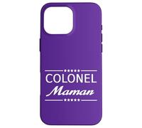 Carcasa para iPhone 16 Pro MAX Colonel Maman Femme Militaire Humour Mère Obéir Discipline