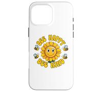 Carcasa para iPhone 16 Pro MAX Common Sunflower Inspirational Motivation Bee Happy Bee Kind