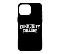 Carcasa para iPhone 16 Pro MAX Community College Arched College Fuente Divertido