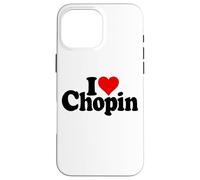 Carcasa para iPhone 16 Pro MAX Compositor DE Polish Frederic I Love Heart Chopin