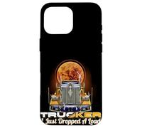 Carcasa para iPhone 16 Pro MAX Conductor de camión Tractor Remolque 18 Wheeler Funny Trucker