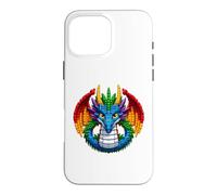 Carcasa para iPhone 16 Pro MAX Cool Dragon Master Builder Building Blocks Bricks Kids Boys