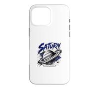 Carcasa para iPhone 16 Pro MAX Coordenadas espaciales mundiales anilladas Saturn Planet