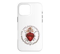 Carcasa para iPhone 16 Pro MAX Cor Jesu Sacratissimum Sagrado Corazón Tradicional Católico