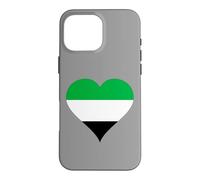 Carcasa para iPhone 16 Pro MAX Corazón con los Colores de la Bandera de Extremadura