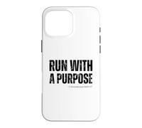 Carcasa para iPhone 16 Pro MAX Corre con un propósito Cristiano Corriendo 1 Corintios 9:26-27