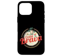 Carcasa para iPhone 16 Pro MAX Costa Brava Vintage Cataluña España Souvenir Vacaciones