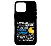 Carcasa para iPhone 16 Pro MAX Costa d'Amalfi limón Italia Vintage Amalfi Coast Souvenir
