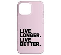 Carcasa para iPhone 16 Pro MAX Cotización de longevidad de la Salud de Vivir más Tiempo