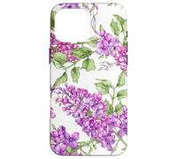 Carcasa para iPhone 16 Pro MAX Cottagecore Aesthetic For Flower Lover Cute Lilac Pattern
