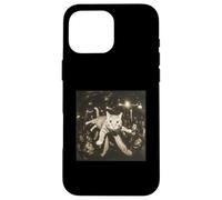 Carcasa para iPhone 16 Pro MAX Crowd Surfing Cat Meme Disco Party Cat Gang Night Club