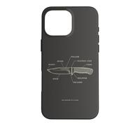 Carcasa para iPhone 16 Pro MAX Cuchilla para fabricar Cuchillos, Hoja Anatomía Forge Smith