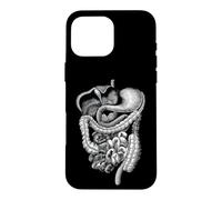 Carcasa para iPhone 16 Pro MAX Cuerpo Humano Órganos internos Anatomía Gráfico Regalo Hombres Mujeres