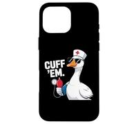 Carcasa para iPhone 16 Pro MAX Cuff 'Em Goose Nurse ER Enfermería