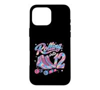 Carcasa para iPhone 16 Pro MAX Cumpleañera en patín Que Cumple 12 años