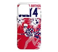 Carcasa para iPhone 16 Pro MAX Cumpleaños del tío Sam 4 de Julio