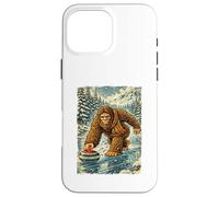 Carcasa para iPhone 16 Pro MAX Curling Big Foot - Curling Player Rizador Deportivo de Invierno