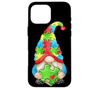 Carcasa para iPhone 16 Pro MAX Cute Autism Awareness GNOME Puzzle Piece For Autism Teacher