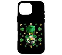 Carcasa para iPhone 16 Pro MAX Cute GNOME For Teacher Women and Men For St. Patricks Day