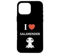 Carcasa para iPhone 16 Pro MAX Cute Minimalist Salamanders Small Simple i Love Salamander