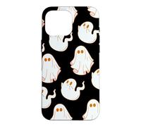 Carcasa para iPhone 16 Pro MAX Cute Spooky Ghost Pastel Goth Retro Groovy Halloween Black