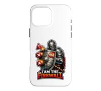 Carcasa para iPhone 16 Pro MAX Cyber Sentinel Knight Protegiendo tu ámbito Digital