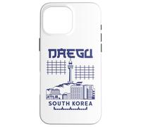 Carcasa para iPhone 16 Pro MAX Daegu Vacation Holiday Bandera de Corea del Sur