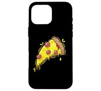 Carcasa para iPhone 16 Pro MAX Delicioso trozo de Pizza Comida rápida Horno de Piedra