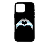 Carcasa para iPhone 16 Pro MAX DemiBoy Love Heart DemiMale Bandera