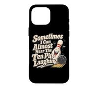 Carcasa para iPhone 16 Pro MAX Diez Pin Riendo Divertido Humor de Bolos