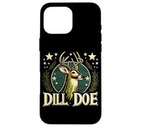 Carcasa para iPhone 16 Pro MAX Dill Doe Divertido Humor Adulto Vintage Deer Juego de Palabras