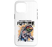 Carcasa para iPhone 16 Pro MAX Dino Astronaut Ancient Rex Future Fusion Art Space Explorer
