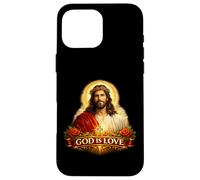 Carcasa para iPhone 16 Pro MAX Dios es Amor - Jesús Cristiano