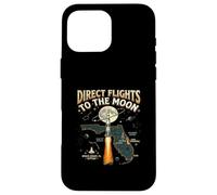 Carcasa para iPhone 16 Pro MAX Direct Flights to The Moon Florida Space Coast Retro