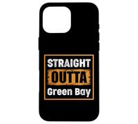 Carcasa para iPhone 16 Pro MAX Directamente de Green Bay Wisconsin USA Retro Vintage Humor