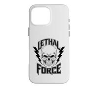 Carcasa para iPhone 16 Pro MAX Diseño de Calavera de Fuerza letal - Bold Lightning Bolt Gothic