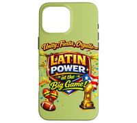 Carcasa para iPhone 16 Pro MAX Diseño de Fiesta Latina, gráfico de celebración de Boricua Beats