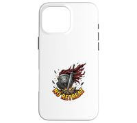 Carcasa para iPhone 16 Pro MAX Diseño de Fuerza de Escudo de Espada No Retreat Warrior