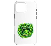 Carcasa para iPhone 16 Pro MAX Diseño de Lucky Gamer Vibes Clover Energy