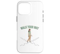 Carcasa para iPhone 16 Pro MAX Diseño de motivación de Camino Personal Walk Your Way
