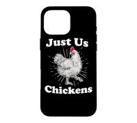 Carcasa para iPhone 16 Pro MAX Diseño de Pollos Just Us para fanáticos de la Agricultura