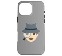 Carcasa para iPhone 16 Pro MAX Disfraz de espía Privado de Detective