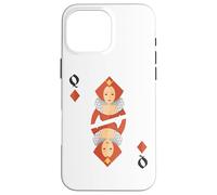 Carcasa para iPhone 16 Pro MAX Disfraz de Grupo de Halloween de Queen of Diamonds