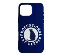 Carcasa para iPhone 16 Pro MAX Disfraz Profesional de Pastor de Gatos para Amantes de los Gatos